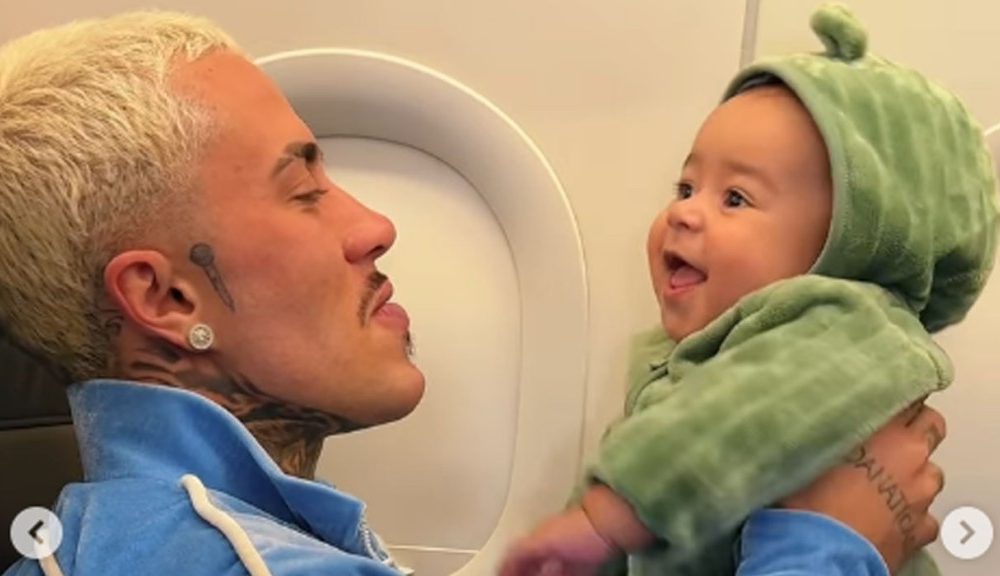 MC Daniel celebra 6 meses do filho Rás e desabafa sobre saudade: ‘Sinto sua falta’